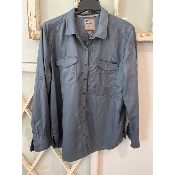 5.11 Tactical size XL gray men’s shirt - Picture 1 of 3